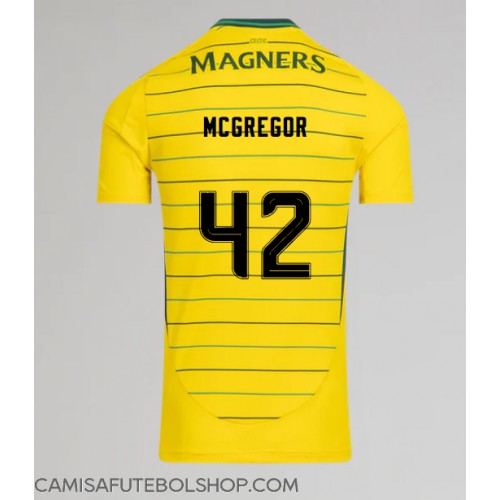 Camisa de time de futebol Celtic Callum McGregor #42 Replicas 2º Equipamento 2024-25 Manga Curta